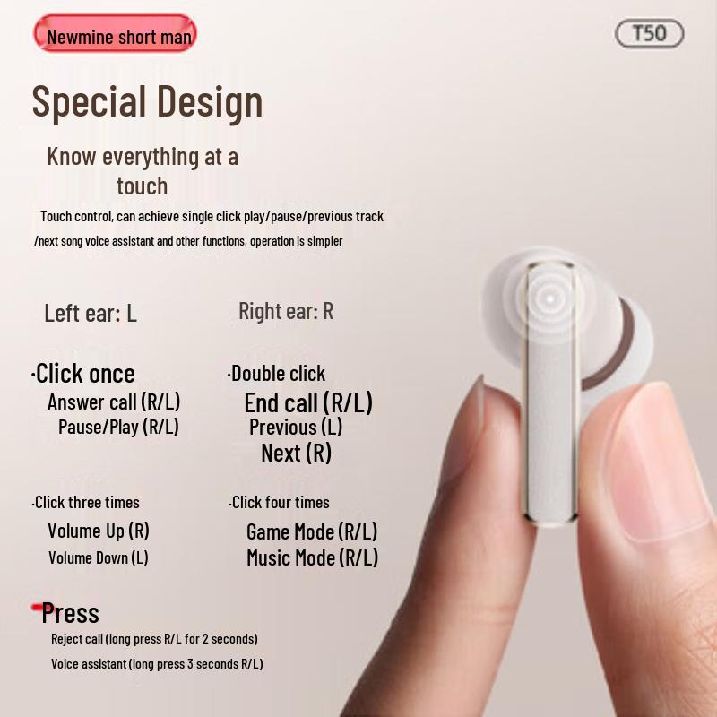 Newmine TWS Wireless Earbuds T50