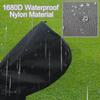 Golf Bag Rain Hood Waterproof Dust Cover with Zipper & Buckle Portable Club Protector for Golfbags/Carry Cart Golf Accessories