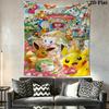 Eevee Its Evolutions Tapestry Fashion Print Background Cloth Background Cloth Wall Covering Decoration Soft