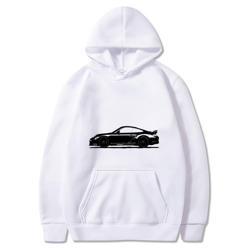 Sports cars, luxury cars, printed autumn and winter hoodies, men's and women's long sleeved streetwear, hip-hop warm hoodies