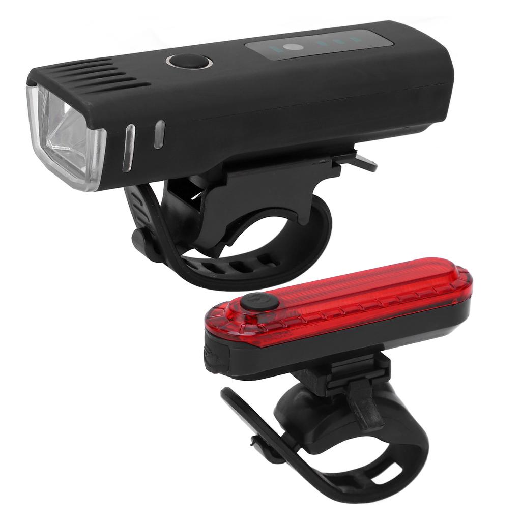 USB nabíjecí světlo na kolo Hliníková slitina Výrazné přední světlo na kolo Zadní světlo Výstražné světlo Vybavení pro noční jízdu venku