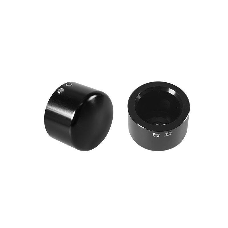 

Крышки гаек передней оси мотоцикла для Harley Sportster 883 1200 Dyna Vrsca V Rod 02-06 Cvo Softail алюминиевые черные/серебристые чёрный