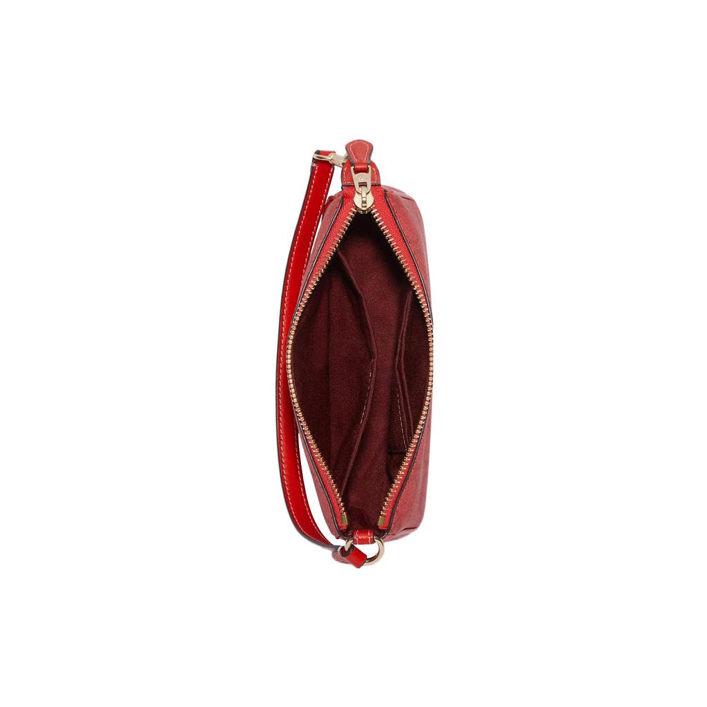 Coach Nolita Monogram Canvas And Leather Mahjong Bag Women Handbag Red C3308-IMQRG