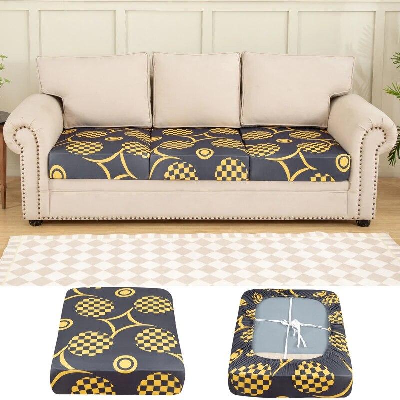 String Printed Sofa Seat Cover Sofa Slipcovers  Soft Stretch Elastic Funiture Protector For Pets