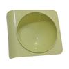 Cat Bowl Tilted Simple Style Refreshing Color Smoothly Odorless Plastic Pet Food Bowl Grass Green