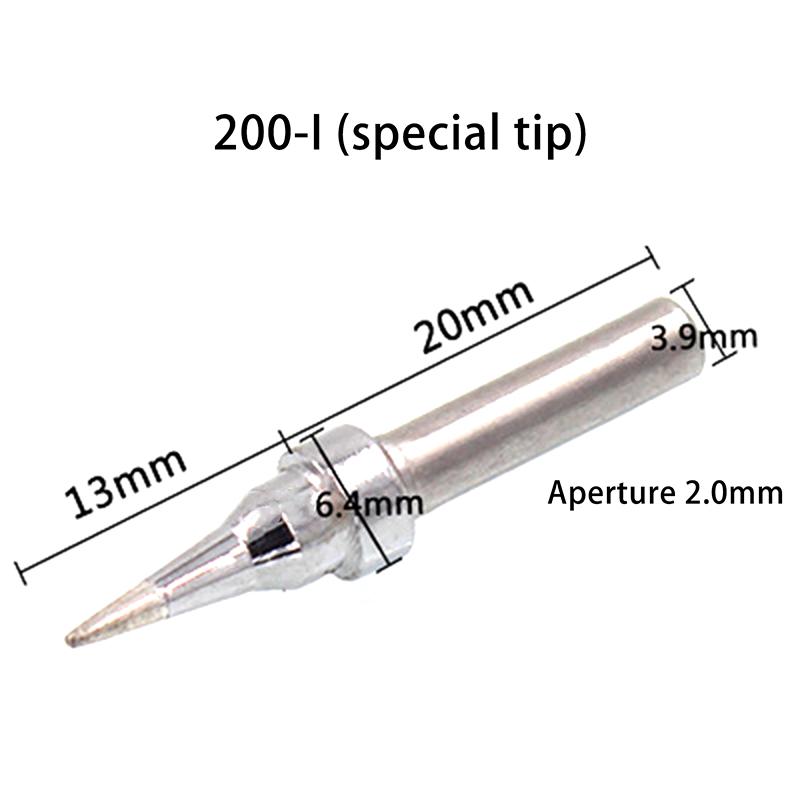 Quick 203H For Soldering Station Solder Iron Welding Tip Head Top Sting BGA Lead-free Tools