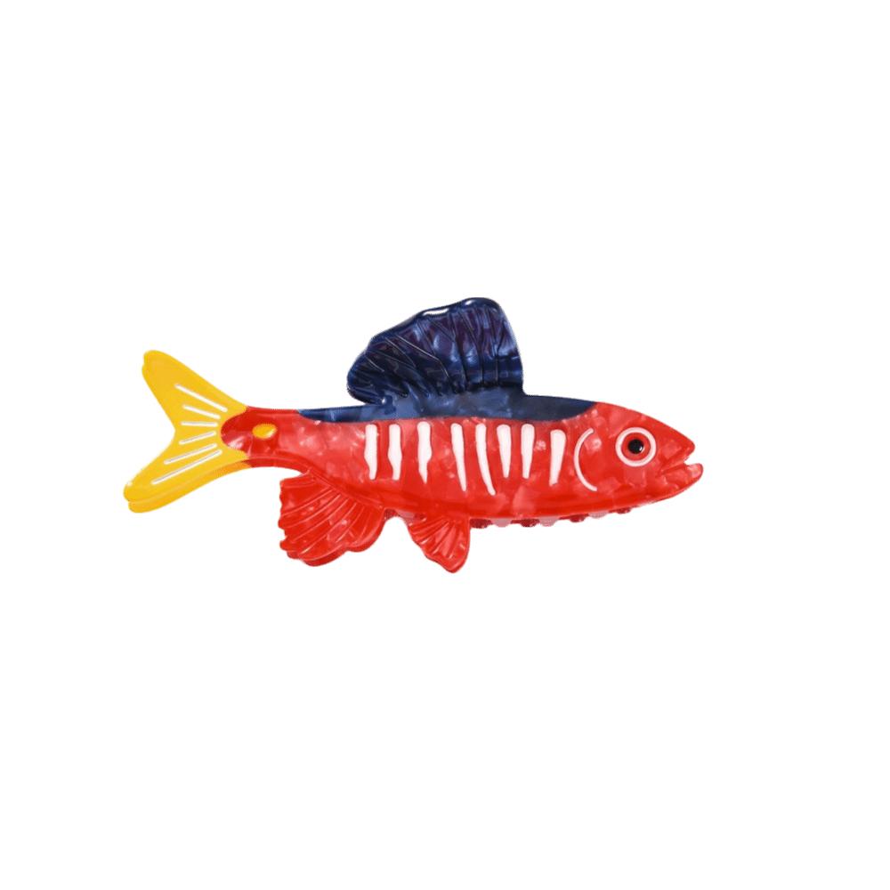 Acetic Acid Ocean Animal Hair Clip Cute Geometry Shark Clip Small Fish Hair Claw  Female
