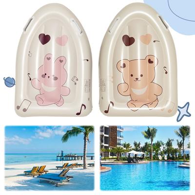 Children Inflatable Bed Surfboard Folding Inflatable Surfing Body Board Swimming Floating Surfboard Aid Mat Water Inflatable Bed