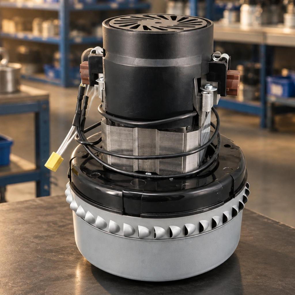 Suction Machine Replacement Motor Sturdy Ventilated for Factory Maintenance Material