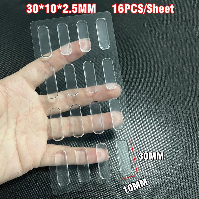 1 Sheet Self Adhesive Buffer Pads Silicone Door Stopper Cabinet Bumpers Wall Protector Furniture Refrigerator Anti-crash Pad