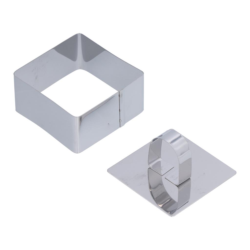 Cake Mousse Ring Mold Stainless Steel Dessert Rings Cake Cutter for Salads Pastries Baking