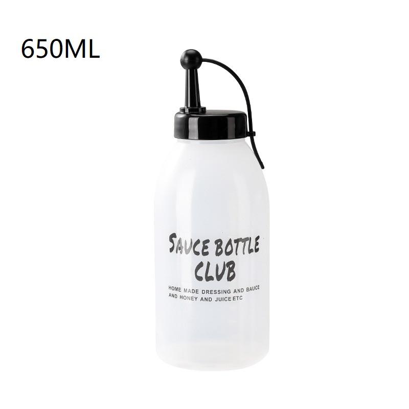 350/650 Ml Plastic Squeeze Bottles Condiments Dispenser Ketchup Mustard Sauce And Seasoning Bottle Kitchen Utensils