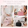 Dry-wet Separation Travel Toiletry Bag Large Capacity Women Cosmetic Tote  Travel Use