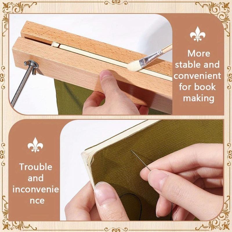 1 Adet Ahşap Kitap Presi Ciltleme Malzemeleri El Yapımı Kağıt Presi Ciltleme Presi Düz Kağıt Pres Makinesi Fotoğraf Albümü Kartı İçin