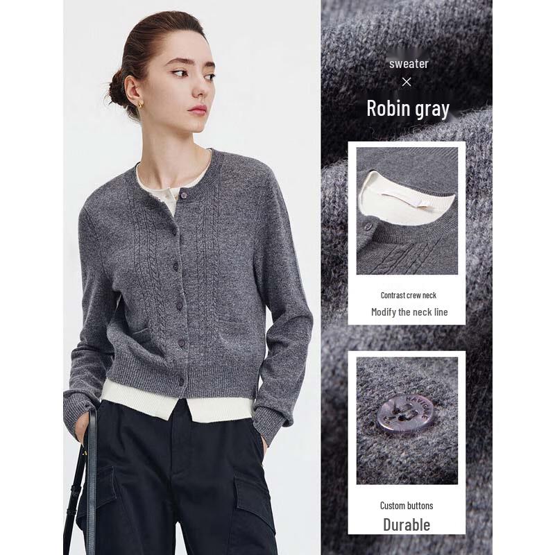 

Navigare Women s Comfortable Soft Wool Cardigan L