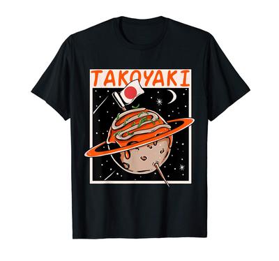 Fried Octopus Balls Planet Takoyaki Takoyaki T-shirt