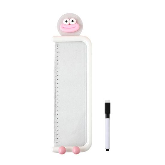 Monitor Memo Board Acrylic Message Panel Transparent Side Mount for Computer Monitor Multi-Functional Clip Phone Stand And Ruler Office Desk Organizer