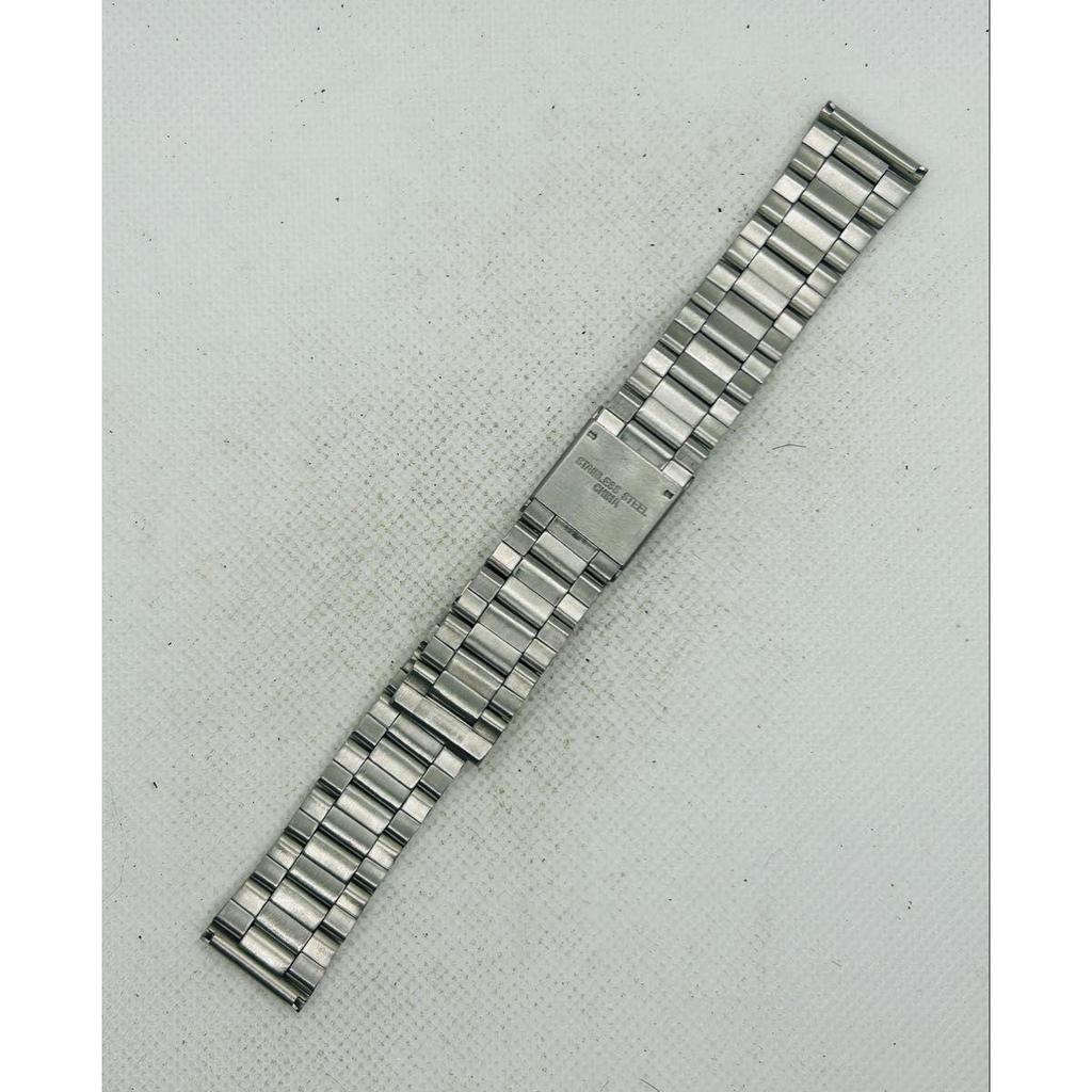 Used Citizen Q&Q watch strap mounting width 18mm Made of stainless steel
