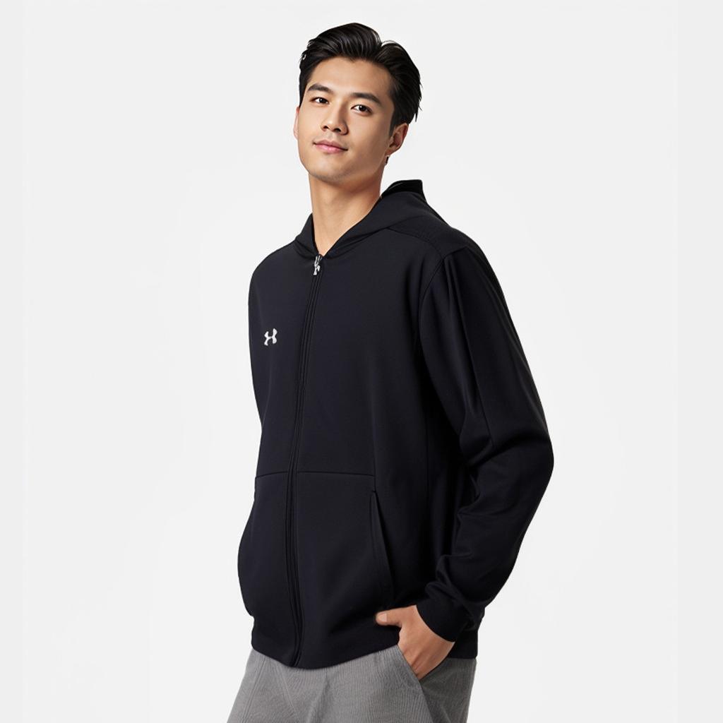 Under Armour Giacca con Cappuccio e Zip a Manica Lunga per Allenamento Sportivo Uomo giacche 24500403-001