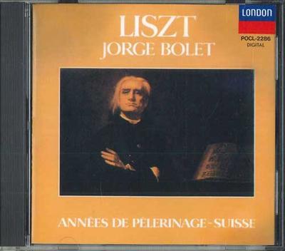 CD JORGE BOLET - Liszt:Premiere Annee Suisse POCL2286 POLY DOR Japan Klassisch Gebraucht