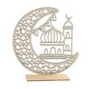 Wood Ornament LED Wooden Decoration Desktop DIY Wood Decor Home Hotel Table Ornament