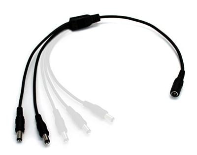 Kaito Denshi DC Power Supply AC Adapter Branch Cable Outer Diameter Inner Diameter 2 Branches 5.5mm 2.1mm