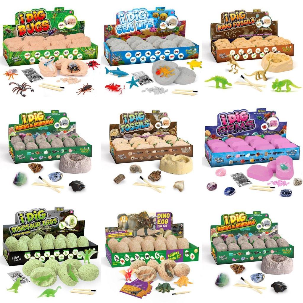 Dino Ei Ausgrabungs-Bergbau-Set Perfekt für Kinder STEM-Projekte und Bildungsaktivitäten