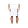 Puma Solid Color Logo Embroidered Micro Badge Sports Straight Leg Football Shorts Italy Team Men Shorts White 765668-08
