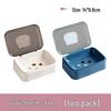 Creative Cute Plastic Soap Dish with Lid: Stylish Soap Holder and Drainer for Bathroom Storage