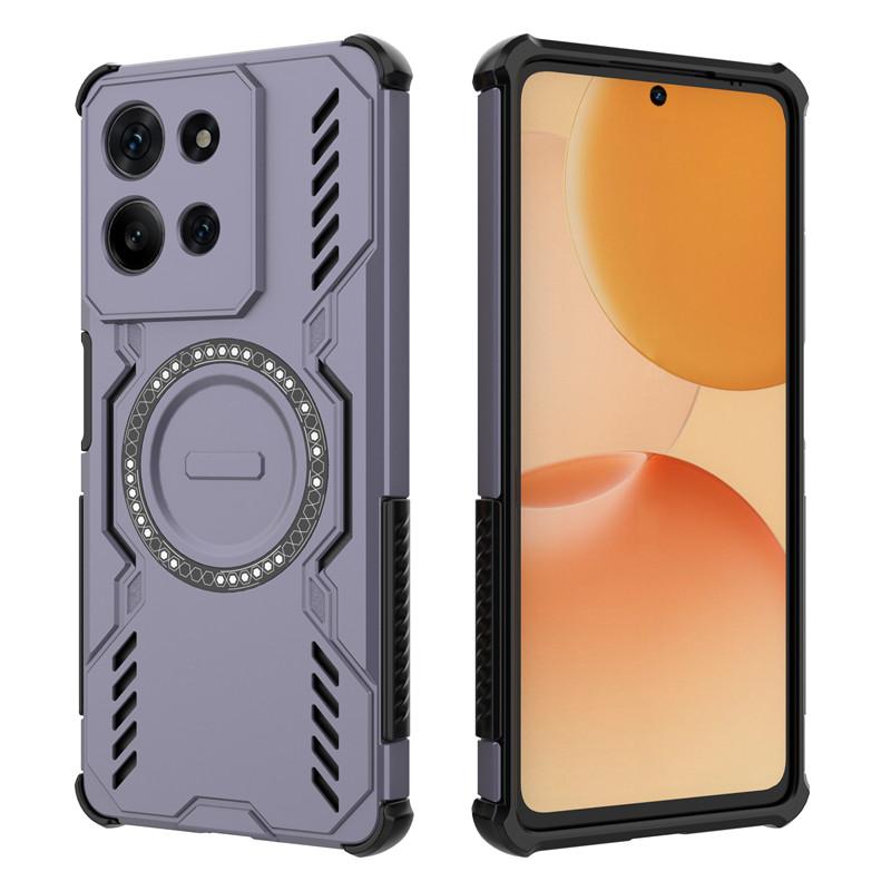 For Motorola Moto G75 Case Moto G75 4G Cover Heat Dissipation Magnetic Wireless Charging Protective Back Phone Cases On Moto G75