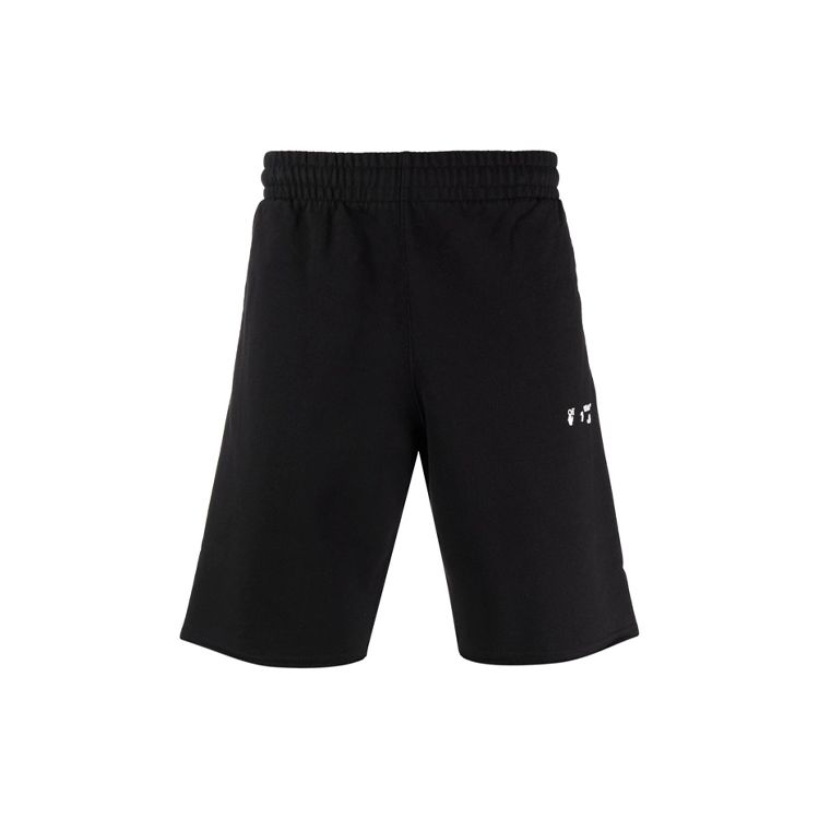 

Off-White Спортивные шорты с логотипом, черные/белые, мужские, низ OMCI006F21FLE0011001 XS