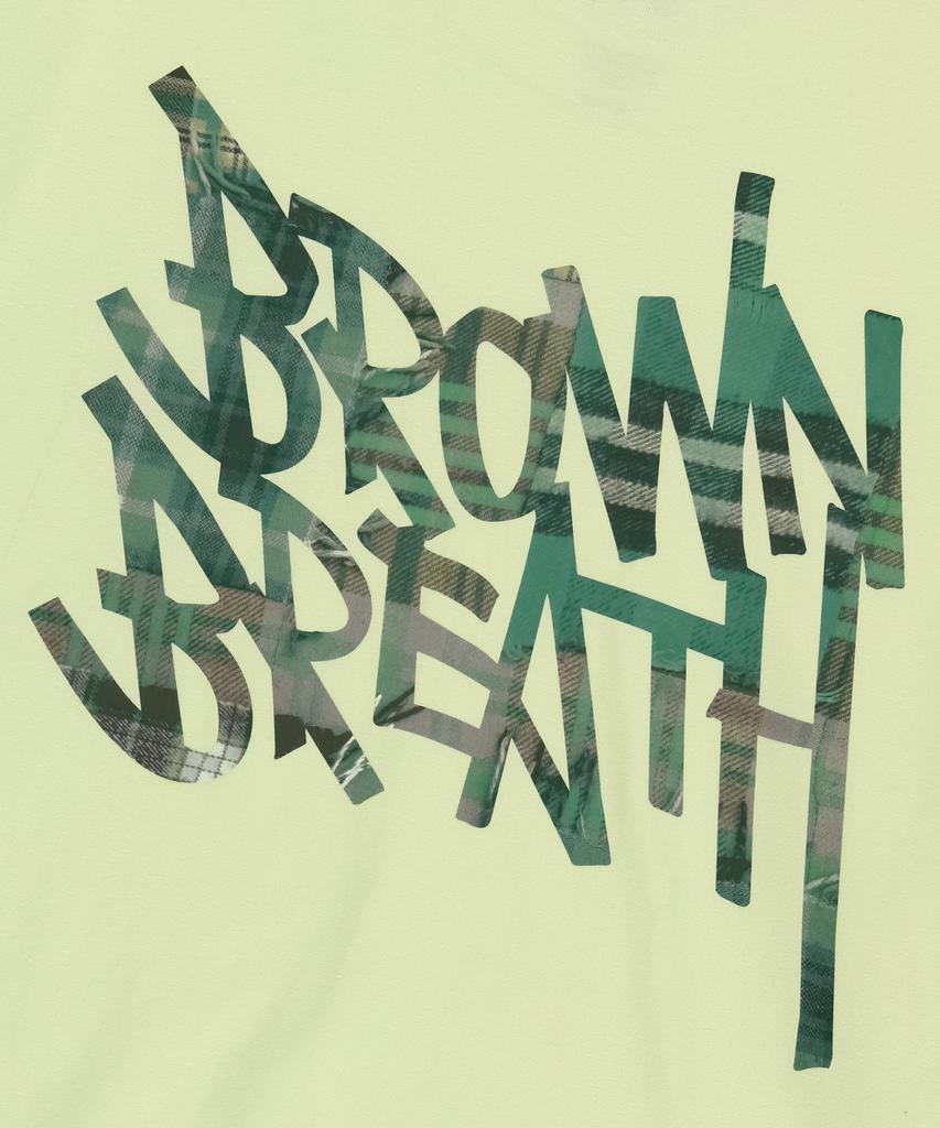BROWNBREATH Patchwork Check Tag Longsleeve - Lime