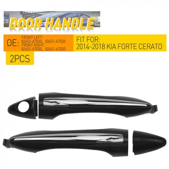 NEW Exterior 2X Fit Door Handle Left Right Side Front & Kia 14-18 Fitte Cerato
