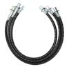 3pcs Extended Brake Line Kit Rear Front Rubber Replacement for Hilux LN106R LN46 RN46 YN65R