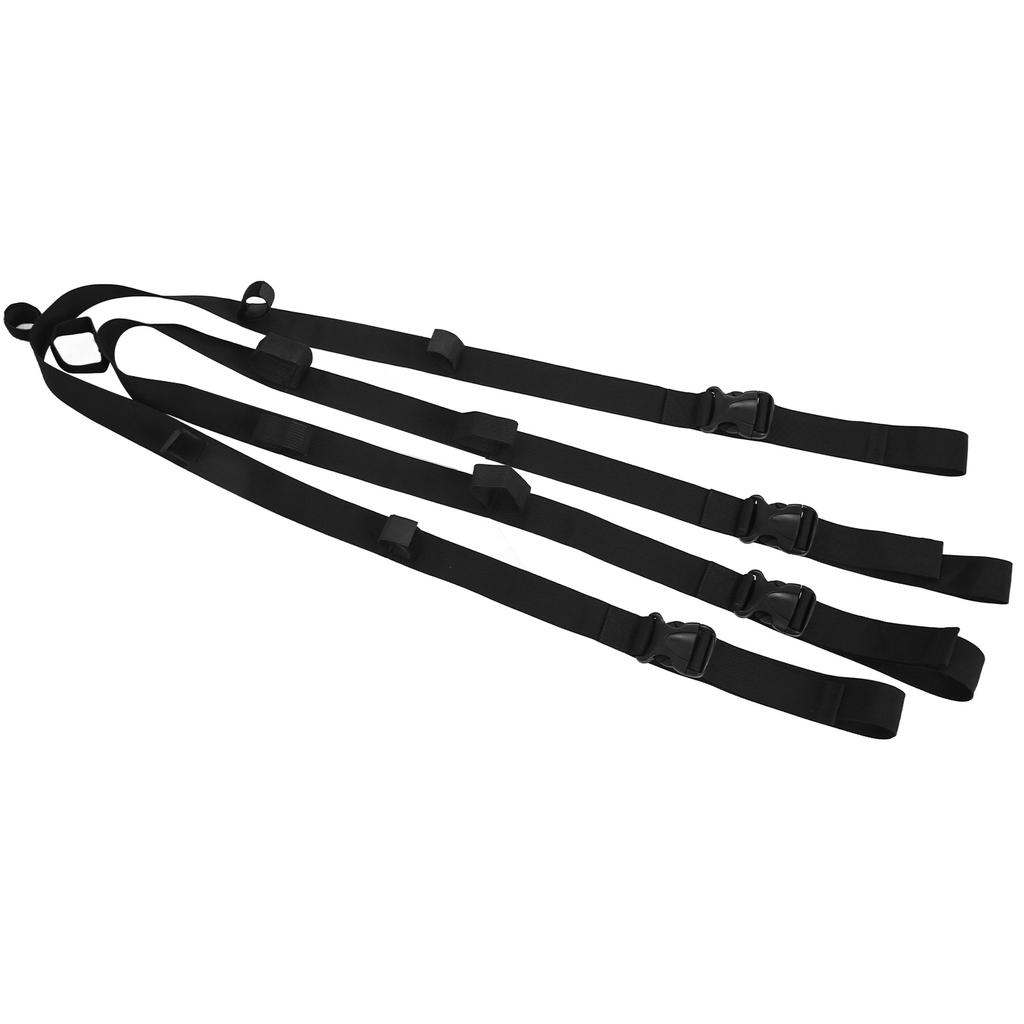 Pacote com 2 Cintas de Nylon para Suporte de Varas de Pesca de Veículo Ajustáveis 55?Suporte para Varas de Pesca de 79 polegadas Porta Varas