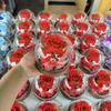 Preserved Flower Sphere: Rose & Sunflower Glass Dome Gift for Christmas & Valentine's Day