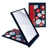 Wagara MirrorJapanese Modern DesignCompact MirrorCamelliaRed