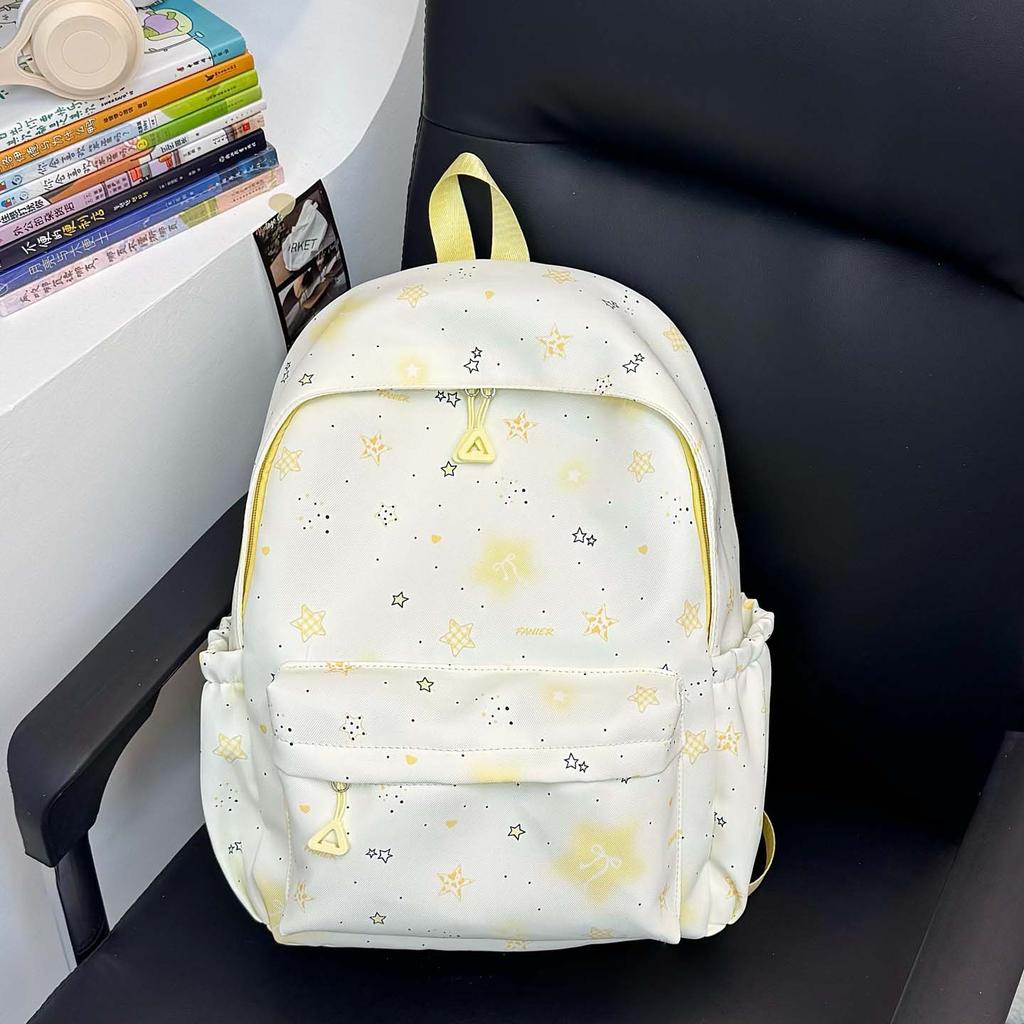 Schoolbag Female College Student Versatile Japanese ins High School Junior High School Student Star Backpack Middle School Student Backpack School Bag