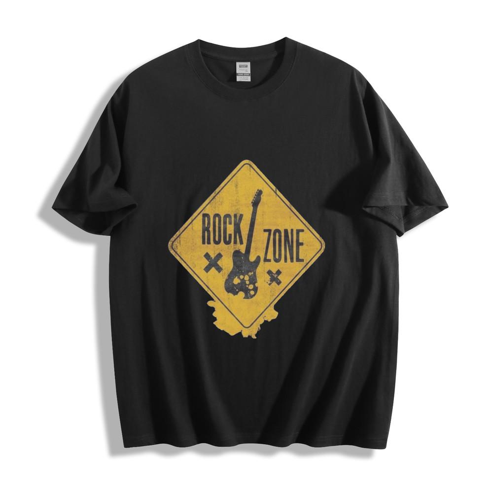 

Rock Zone T-Shirt - Vintage Guitar Sign Design Unisex Tee 3XL