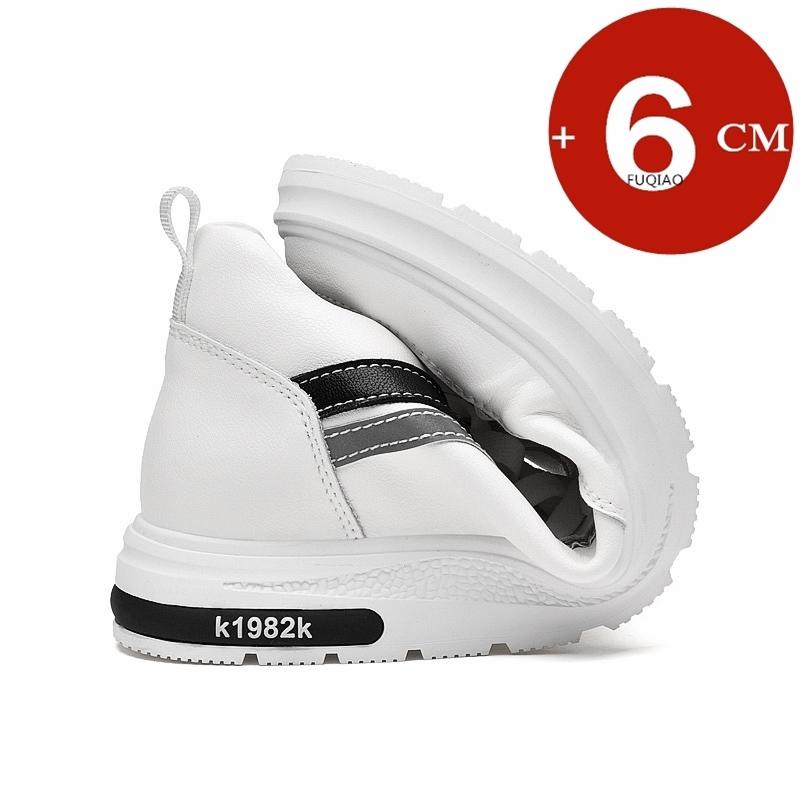 Elevator Sports Heighten Sneakers for Men with 6cm Invisible Height Increase Insole Chunky Sneakers Lift Shoes Plus Size 37-44