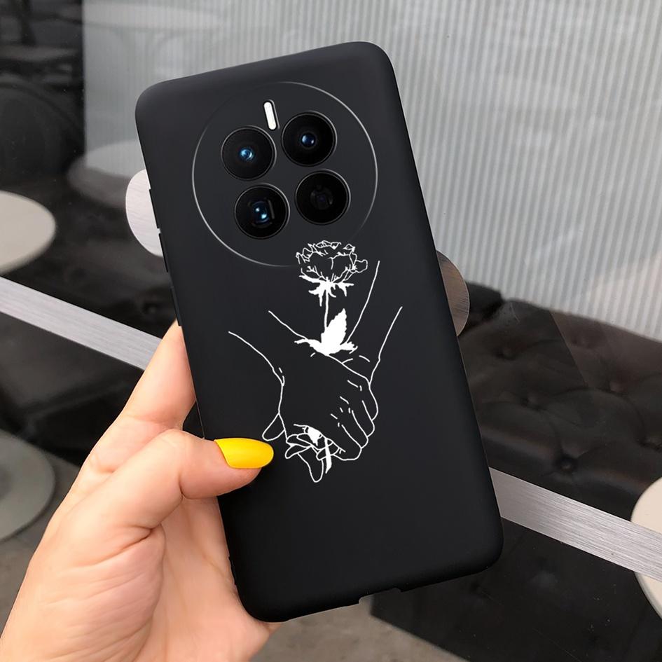 For Huawei Mate 50 Pro Case 2022 Cute Cartoon Cat Painted Soft TPU Protective Cover For Huawei Mate50 Pro DCO-LX9 CET-LX9 Fundas