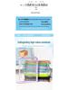 A5 Transparent PVC Ring Binder Notebook Planner, 6-Hole Photo Album with Removable Cover (A6 Compatible)
