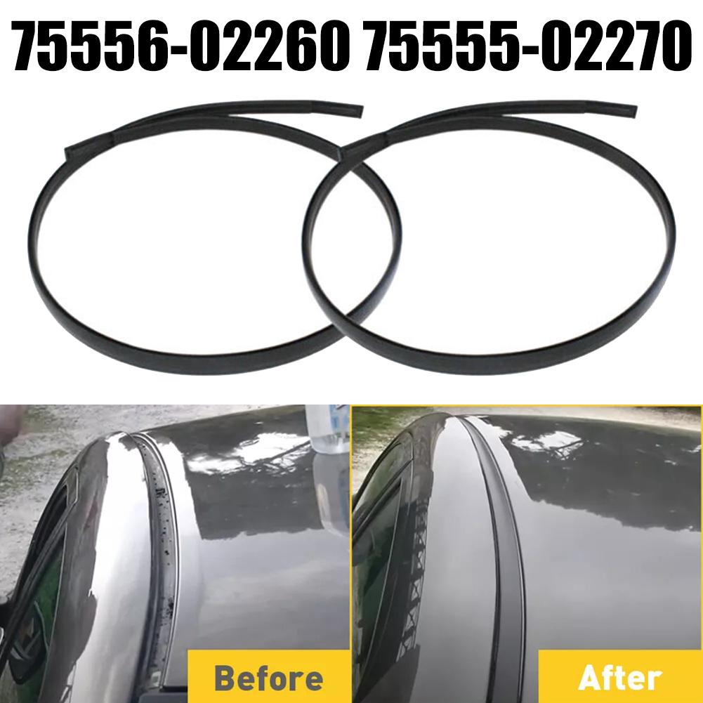 For Roof Trim Trim Molding Roof Seal Strip Left Right Pair High Reliability Perfect Factory Match Stable Characteristics