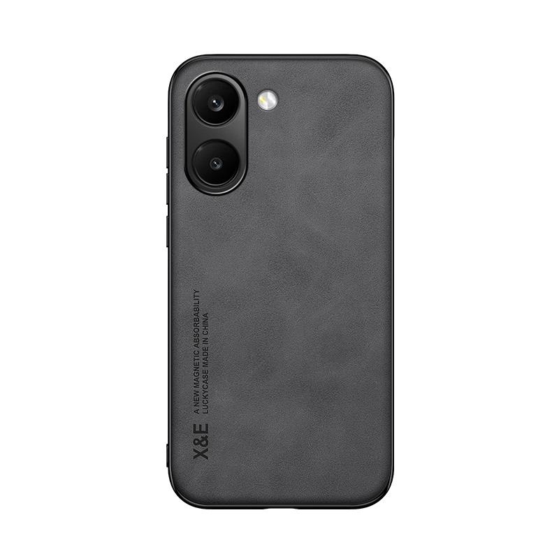 KEYSION Luxury Retro PU Leather Phone Case for Xiaomi POCO X8 Pro Silicone+PC Shockproof Phone Back Cover for POCO X8 Pro Max