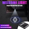 2pcs Wireless HD Car Door Lights LED Projector Welcome Light For Renault Clio Sandero Captur MeganeQ R5 4 E-tech Scenic Austral
