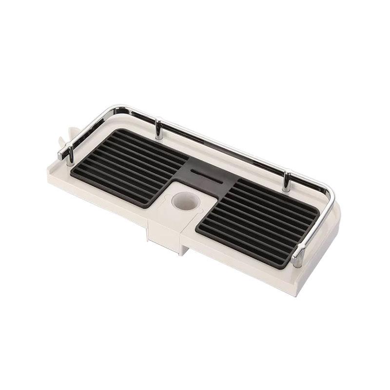 

Полочка для унитаза в ванной комнате, квадратная душевая штанга без перфорации, многофункциональный поддон для хранения насадки для душа 30*12*6cm