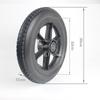 1Pcs 12 Inch Polyurethane Solid Wheelchair Tire - 30mm Wide Non-pneumatic Replacement Wheel