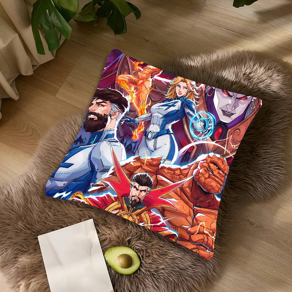 Multiplayer Battle M-MarvelS Game Rivals Cushion Cover Decor Home Throw Pillow Covers For Couch Camping Pillow Cover Decorations