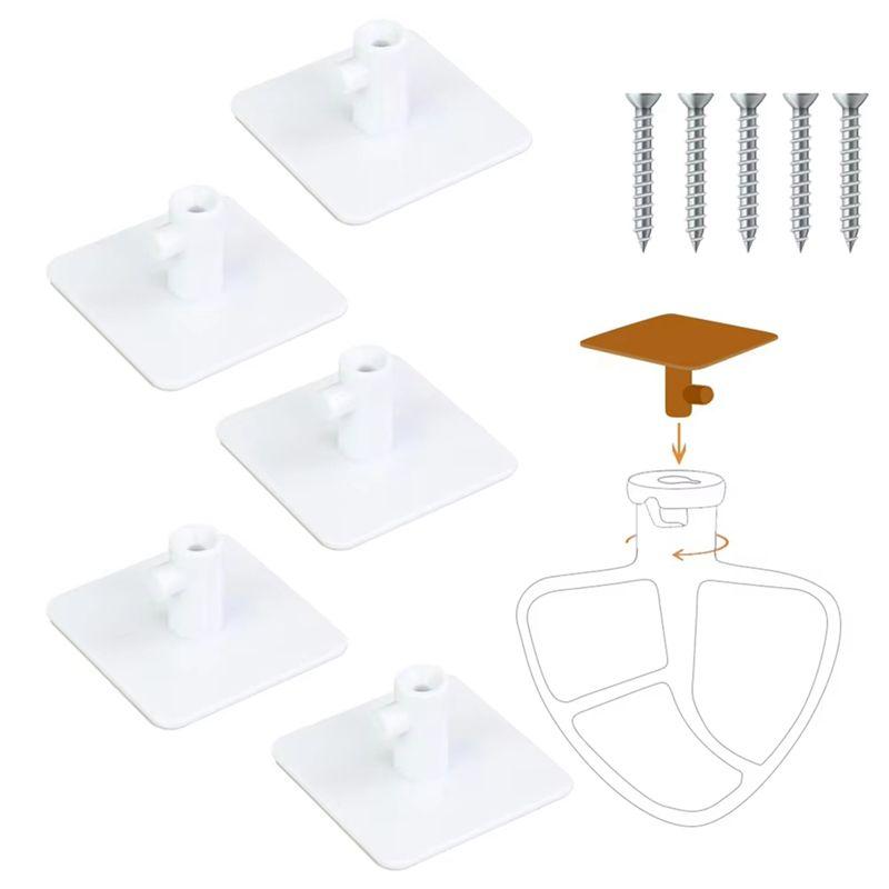 AEE4-Suitable For Kitchenaid Mixer Chef Machine Hook Vertical Accessory Bracket Universal Kitchen Accessories Storage Hook