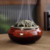 Celadon Ceramic Incense Burner - Antique Style, Small Size, Ice Crack Kiln, Sandalwood Incense Holder.